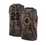 Men's Nike Los Angeles Clippers #23 Louis Williams Swingman Camo Realtree Collection NBA Jersey