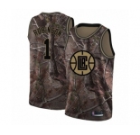 Women's Los Angeles Clippers #1 Jerome Robinson Swingman Camo Realtree Collection Basketball Jersey