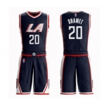 Women's Los Angeles Clippers #20 Landry Shamet Swingman Navy Blue Basketball Suit Jersey - City Edition