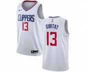 Women's Nike Los Angeles Clippers #13 Marcin Gortat Authentic White NBA Jersey - Association Edition