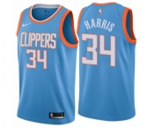 Women's Nike Los Angeles Clippers #34 Tobias Harris Swingman Blue NBA Jersey - City Edition