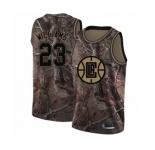 Youth Los Angeles Clippers #23 Lou Williams Swingman Camo Realtree Collection Basketball Jersey