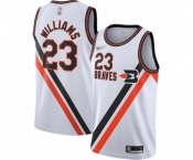 Youth Los Angeles Clippers #23 Louis Williams Swingman White Hardwood Classics Finished Basketball Jersey
