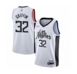 Youth Los Angeles Clippers #32 Blake Griffin Swingman White Basketball Jersey - 2019-20 City Edition