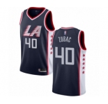 Youth Los Angeles Clippers #40 Ivica Zubac Swingman Navy Blue Basketball Jersey - City Edition
