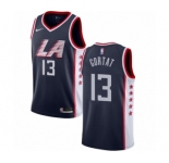 Youth Nike Los Angeles Clippers #13 Marcin Gortat Swingman Navy Blue NBA Jersey - City Edition