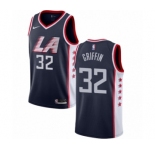 Youth Nike Los Angeles Clippers #32 Blake Griffin Swingman Navy Blue NBA Jersey - City Edition