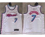 Men's Miami Heat #7 Giannis Antetokounmpo White 2026 Stitched Basketball Jersey