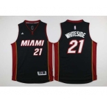 nba jersey miami heat #21 whiteside black[2016 new]