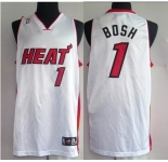 nba miami heat #1 bosh white