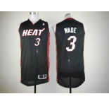 nba miami heat #3 wade black[revolution 30]