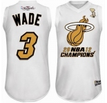 nba miami heat #3 wade white[champions]
