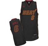 nba miami heat #6 james black[orange number]