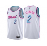 Women Nike Miami Heat #2 Wayne Ellington Swingman White NBA Jersey - City Edition