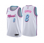 Women Nike Miami Heat #8 Tyler Johnson Swingman White NBA Jersey - City Edition