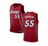Women's Miami Heat #55 Duncan Robinson Swingman Red Basketball Jersey Statement Edition