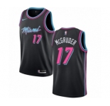 Women's Nike Miami Heat #17 Rodney McGruder Swingman Black NBA Jersey - City Edition