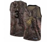 Women's Nike Miami Heat #3 Dwyane Wade Swingman Camo Realtree Collection NBA Jersey