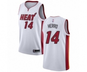 Youth Miami Heat #14 Tyler Herro Swingman White Basketball Jersey - Association Edition