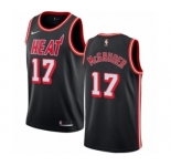 Youth Nike Miami Heat #17 Rodney McGruder Authentic Black Fashion Hardwood Classics NBA Jersey