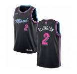 Youth Nike Miami Heat #2 Wayne Ellington Swingman Black NBA Jersey - City Edition
