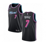 Youth Nike Miami Heat #7 Goran Dragic Swingman Black NBA Jersey - City Edition