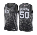 Men's Nike San Antonio Spurs #50 David Robinson Swingman Camo NBA Jersey - City Edition