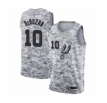 Men's San Antonio Spurs #10 DeMar DeRozan White Swingman Jersey - Earned Edition