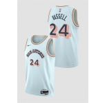 Men's San Antonio Spurs #24 Devin Vassell Light Blue 2024-25 City Edition Stitched Basketball Jersey