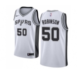 Women's Nike San Antonio Spurs #50 David Robinson Swingman White Home NBA Jersey - Association Edition