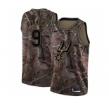 Women's Nike San Antonio Spurs #9 Tony Parker Swingman Camo Realtree Collection NBA Jersey