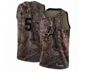 Youth Nike San Antonio Spurs #5 Dejounte Murray Swingman Camo Realtree Collection NBA Jersey