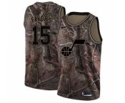 Men's Nike Utah Jazz #15 Derrick Favors Swingman Camo Realtree Collection NBA Jersey