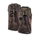 Men's Nike Utah Jazz #24 Grayson Allen Swingman Camo Realtree Collection NBA Jersey