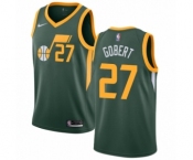 Men's Nike Utah Jazz #27 Rudy Gobert Green Swingman Jersey - Earned Edition