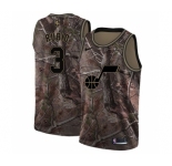 Men's Nike Utah Jazz #3 Ricky Rubio Swingman Camo Realtree Collection NBA Jersey