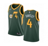 Men's Nike Utah Jazz #4 Adrian Dantley Green Swingman Jersey - Earned Edition