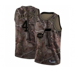 Men's Nike Utah Jazz #4 Adrian Dantley Swingman Camo Realtree Collection NBA Jersey