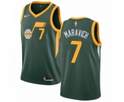 Men's Nike Utah Jazz #7 Pete Maravich Green Swingman Jersey - Earned Edition
