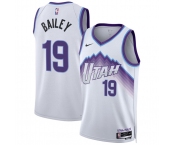 Men's Utah Jazz #19 Ace Bailey White 2025 Association Edition Stitched Basketball Jersey