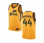 Men's Utah Jazz #44 Bojan Bogdanovic Swingman Gold Basketball Jersey Statement Edition