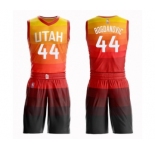 Women's Utah Jazz #44 Bojan Bogdanovic Swingman Orange Basketball Suit Jersey - City Edition