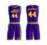 Youth Utah Jazz #44 Bojan Bogdanovic Swingman Purple Basketball Suit Jersey