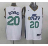 nba utah jazz #20 hayward white