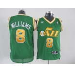 nba utah jazz #8 deron williams green