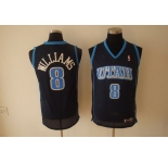 nba utah jazz #8 williams blue(fans edition)