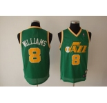 nba utah jazz #8 williams green(fans edition)
