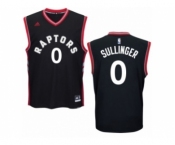 Men's Adidas Toronto Raptors #0 Jared Sullinger Swingman Black Alternate NBA Jersey