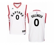 Men's Adidas Toronto Raptors #0 Jared Sullinger Swingman White Home NBA Jersey
