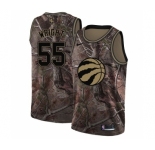Men's Nike Toronto Raptors #55 Delon Wright Swingman Camo Realtree Collection NBA Jersey